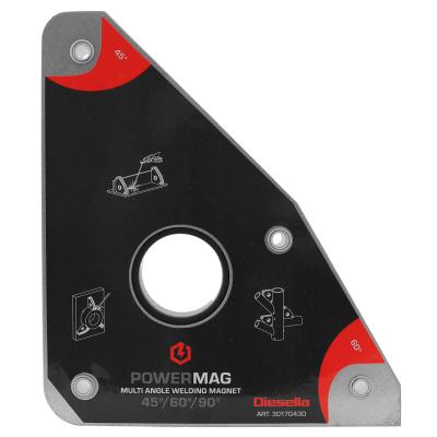 Multivinkel svejsemagnet med 30°/45°/60°/90° vinkler (55kg/540N)